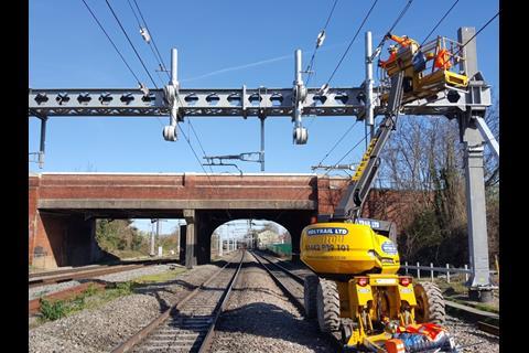 Network Rail has completed a three-year project to electrify 19 route-km of the Great Western Main Line between Stockley Junction and Maidenhead.